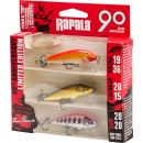Kit 3 Leurres truite et perche RAPALA 90 years anniversary countdown 5cm