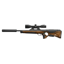 Carabine à réarmement linéaire WALTHER RS3 héritage fourstar cal.308win grade 4 silencieux inclus 
