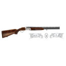 Fusil superposé Verney-carron Sagittaire Bécassier Mordorée cal 12/76 canon 60cm bas rayé et haut chokes interchangeable 