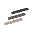 Rail picatinny DLG TACTICAL M-Lock polymer 9 slots noir