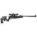 Carabine à air comprimé BO MANUFACTURE break barrel quantico cal.4.5 - 19.9j noir + lunette