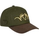  Casquette BLASER suede feutre olive marron
