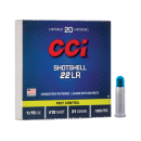 Munitions CCI cal.22lr shotshell plomb 12 31gr par 20