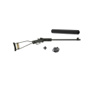 Pack carabine pliante CHIAPPA little badger cal.17HMR + point rouge + silencieux 1/2X28