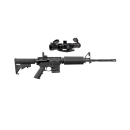 Pack Carabine AR15 AERO PRECISION AC15 modèle M4 noire US Army  Cal.223 + lunette 1-4x30 VECTOR OPTICS canon de 16''