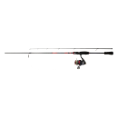 Pack canne à pêche 2 brins DAIWA ninja tsukie 2026 2,44m + moulinet NJ23LT4000