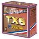 Munitions TUNET cal.12/70 tx8 piston 28gr n°8 par 25