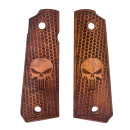 PLAQUETTES BOIS PT1911 NID D'ABEILLE PUNISHER POUR TAURUS 1911