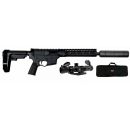 Pack carabine TROY INDUSTRIES ar9 LRBHO cal.9x19 + silencieux SAI + lunette vector 1-4x30 ret.chevron + fourreau