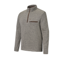 Pull VERNEY-CARRON polaire chinée cendre 
