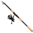 Canne à pêche ZEBCO téléscopique allround combo 3m 20-70g + moulinet 3000 0.20mm 180m