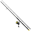 Canne silure BLACK CAT hard core combo bank 3m 600gr avec moulinet passion 80