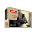Munitions NORMA cal.9.3x74R vulkan 232gr 15g par 20