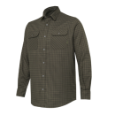 Chemise BERETTA cadet flannel vert et marron check