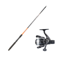 Canne à pêche lancer léger SERT téléscopique instinct melody 210-5 10/30g avec moulinet meka efi 201 rd