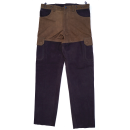 Pantalon cuir LOVERGREEN labrador noir et marron