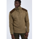 Pull col camionneur PINEWOOD new stormy pour homme Brown 
