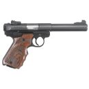 Pistolet RUGER mark IV Target bronze cal.22lr Plaquette en bois lamellé