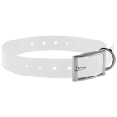 Collier pour chien en TPU blanc 60cm