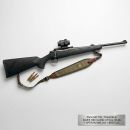 Pack battue carabine Sauer 100 Classic XT cal.30-06 Filetée + Point Rouge Optisan RMX 202 + Bretelle