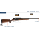 Carabine linéaire Beretta BRX1 XTRA GRAIN cal 30.06 canon 57cm