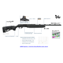 Fusil BERETTA AX800 Suprema cal.12/89 canon 71cm noir