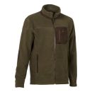 Blouson Polaire PERCUSSION norway  kaki écusson sanglier