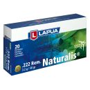 Munitions LAPUA naturalis cal.222 rem 50gr 3.2g par 20