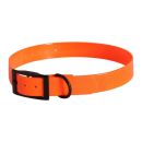Collier chien SOMLYS PU orange 45cmx1.5cm
