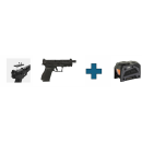 Pack Pistolet SPRINGFIELD ECHELON 4.5 TB cal.9x19 noir point rouge MPS Steiner