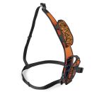 Epaulière RISERVA porte gps garmin et radio orange réglable