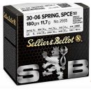 Munitions SELLIER & BELLOT cal.30-06 spce 180gr 11.7g vrac par 50