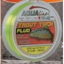 NYLON AQUALINE TROUT TECH JAUNE FLUO FUN FISHING 2.6KG 0.16MM