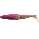 Leurre Sawamura One Up Shad pink charteuse 10cm coloris 73