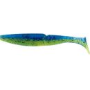 Leurre Sawamura One Up Shad Blue Gold Glitter 7.5cm coloris 103