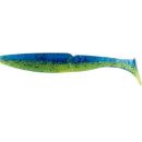 Leurre Sawamura One Up Shad Blue Gold Glitter 10cm coloris 103