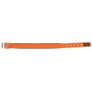 COLLIER LUXE DOUBLURE SOUPLE ORANGE 40CM