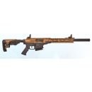 Fusil semi-automatique DERYA ARMS MK12 cal.12/76 canon 50cm Tan