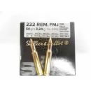 Balles Sellier & Bellot Cal.222 Rem. FMJ 3.24g 50gr par 100