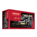 50 munitions NORMA tac cal.22lr 40gr