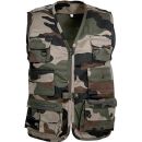 Gilet sans manche enfant Percussion Reporter camo