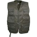 Gilet sans manche enfant Percussion Reporter vert