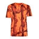 T-shirt enfant Percussion ghostcamo Orange
