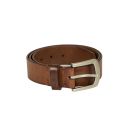 Ceinture DEEHUNTER cuir cognac 4cm de large