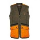 Gilet PRO HUNT grouse kaki et orange
