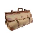 SAC DE BATTUE COUNTRY COTON ET CUIR GRAND MODÈLE