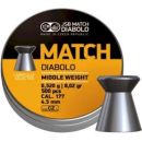 Plomb JSB Diabolo Middle Yellow Match Cal.4,5  x500