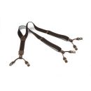 Bretelles pour pantalon RISERVA marronss avec clips