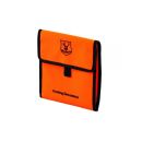 Porte permis RISERVA nylon orange 12x14 cm