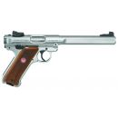 Pistolet RUGER MARK IV Inox Compétition 6.88